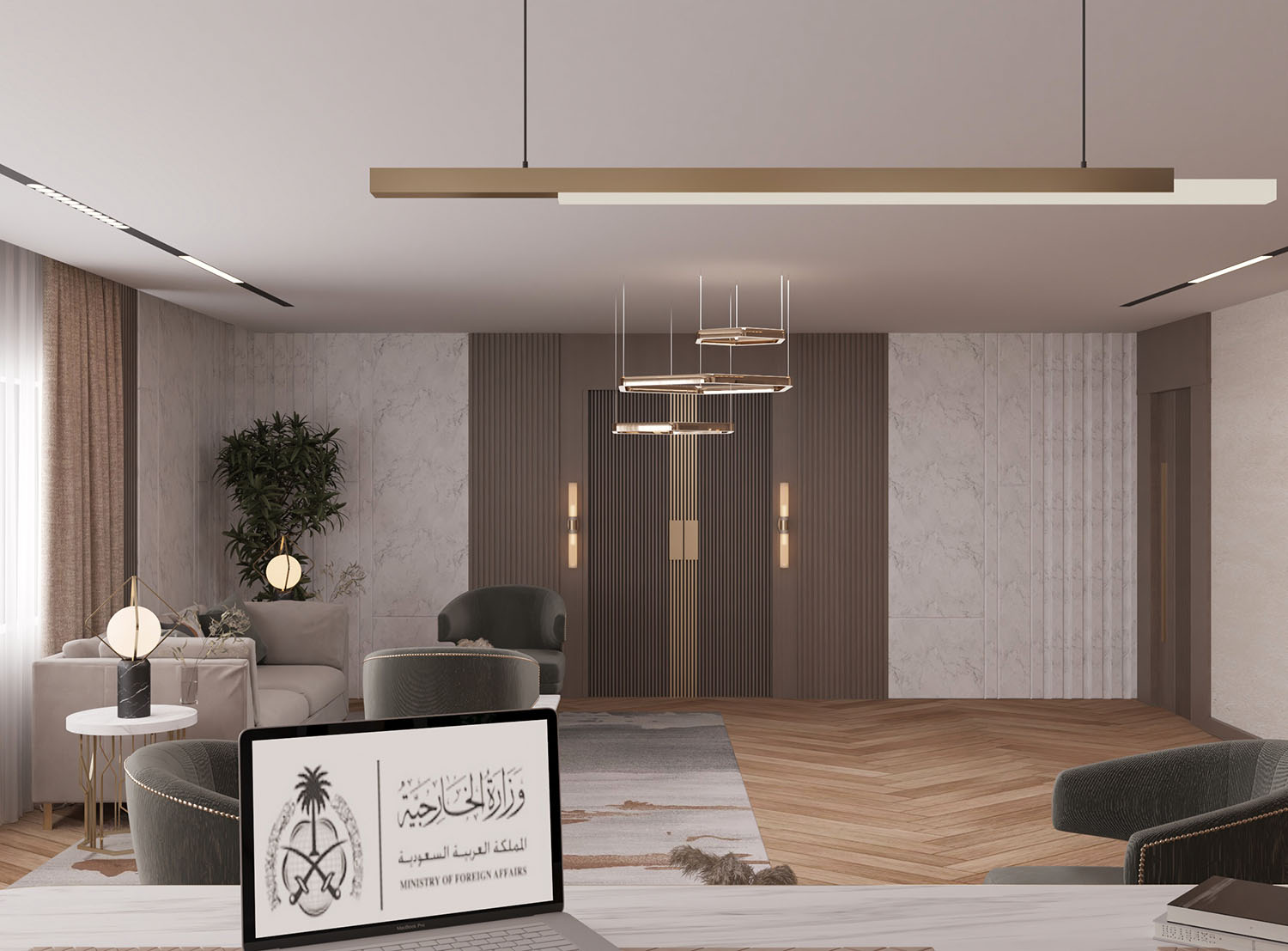 مكتب السفير السعودي