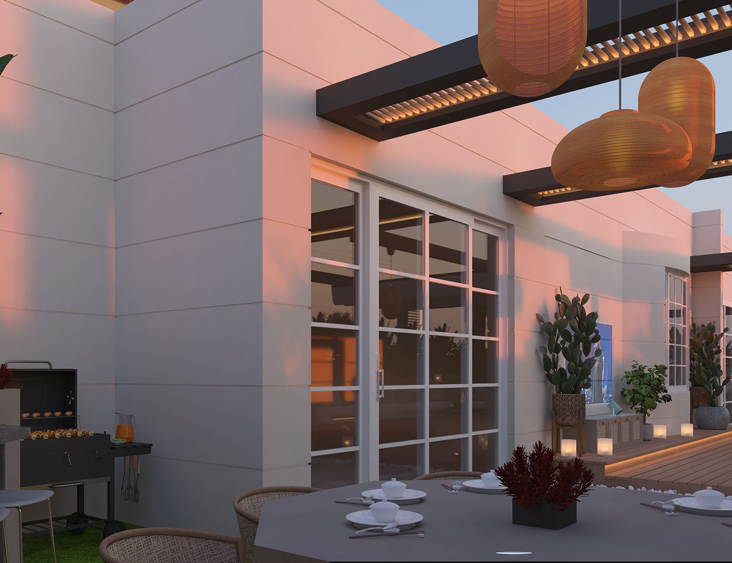 Roof Garden - Villa Rawdet Al7amam